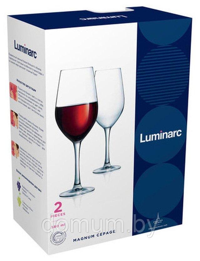 Набор бокалов для вина Luminarc Magnum Cepage 2шт 580мл P3163 - фото 3 - id-p196096326