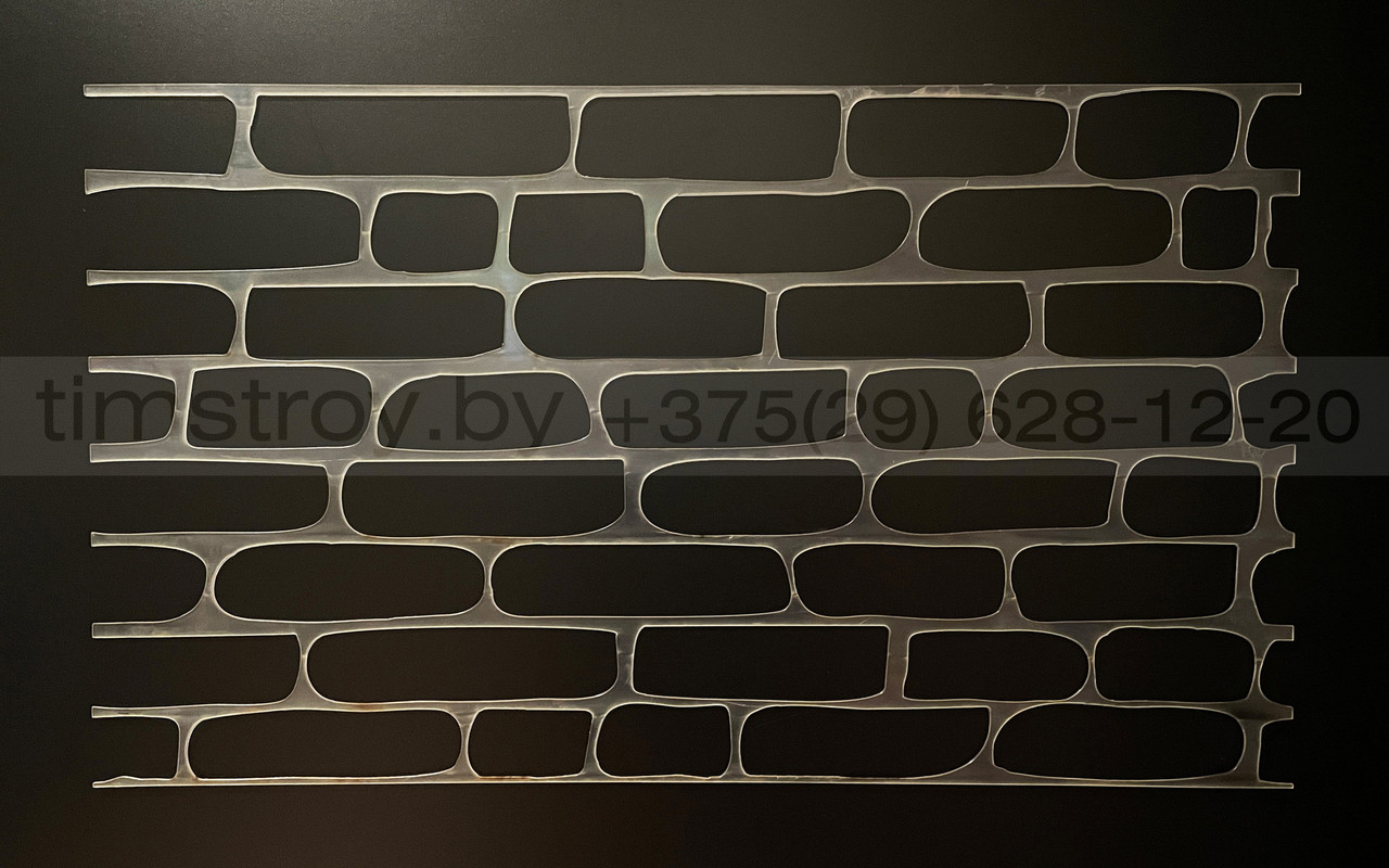 Трафарет для стен "Старый кирпич-2"/790х460мм/2мм/имитация кирпичной кладки своими руками - фото 1 - id-p179850879