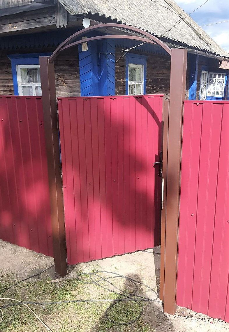 Калитка(каркас) под штакет и профиль 1.2 х 1.0 гамма