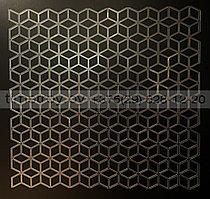 Трафарет для стен "Куб 3D-1"/540х515мм/0,7мм/для декора и творчества/дизайн своими руками
