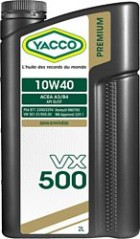 Моторное масло Yacco VX 500 10W-40 2л - фото 1 - id-p196126574