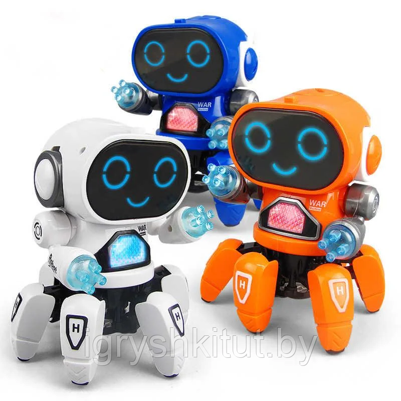 Музыкальный робот Bot Robot ,3 цвета, арт. ZR2091 - фото 1 - id-p196138001
