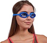 Очки для плавания, серия "Регуляр", синие, цвет линзы - синий, фото 9