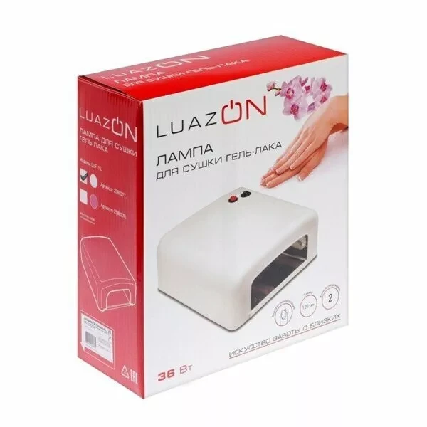 Лампа для гель-лака LuazON LUF-15, UV, 36 Вт, 220 В (белая) - фото 2 - id-p196140828
