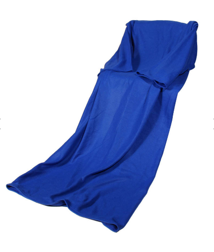 Теплый и уютный плед с рукавами SNUGGIE Купи сейчас Синий - фото 10 - id-p179628076