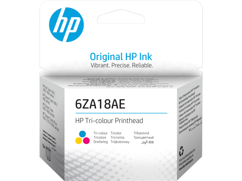 Печатающая головка HP 6ZA18AE, трехцветная