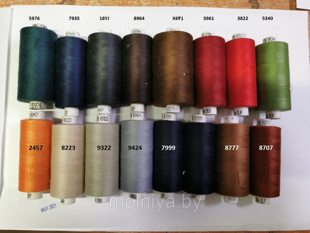 Нитки Gutermann, Coats Epic, SABA,1000 м. №2457 - фото 3 - id-p125026776