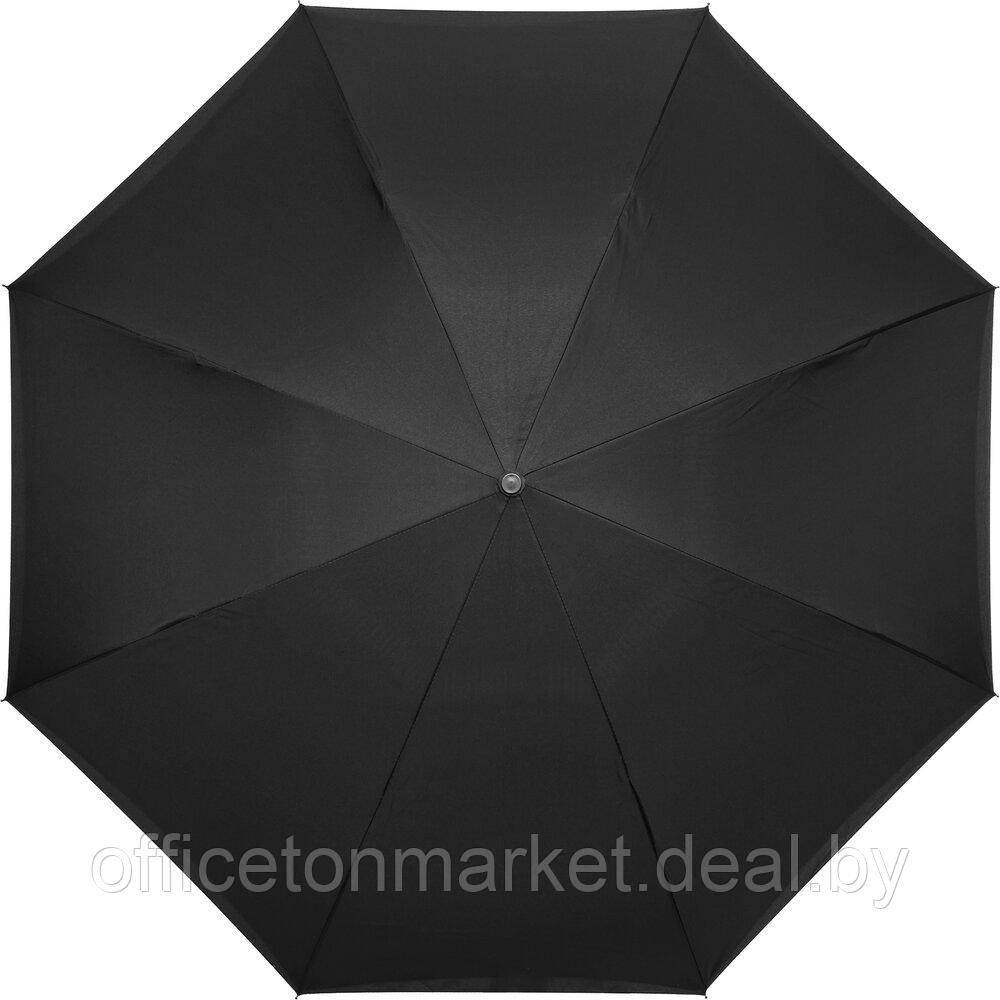 Зонт-трость "RU-6", 107 см, черный, красный - фото 3 - id-p192083890