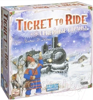 Настольная игра Мир Хобби Ticket to Ride. Северные страны - фото 1 - id-p196173751
