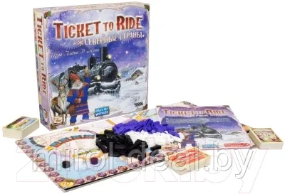 Настольная игра Мир Хобби Ticket to Ride. Северные страны - фото 3 - id-p196173751