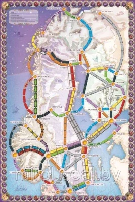 Настольная игра Мир Хобби Ticket to Ride. Северные страны - фото 6 - id-p196173751
