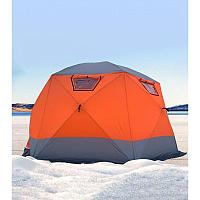 Палатка зимняя куб четырехслойная для зимней рыбалки/Мобильная баня/ Mircamping 2022