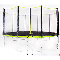 Батут Fitness Trampoline GREEN 15 FT Extreme (5 опор)