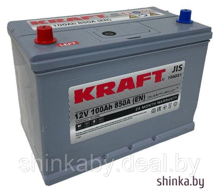 Автомобильный аккумулятор KRAFT Asia 100 JL+ (100 А·ч) - фото 1 - id-p196180644