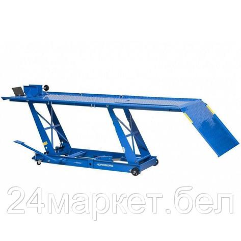 FORSAGE Мотоподъемник подкатной электро-гидравлический 220Вт 450кг (h min-180мм,h max-780мм, 2100х610мм), фото 2