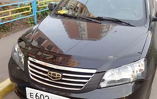 Дефлектор капота - мухобойка, Geely Emgrand EC7, 2009-..., Wings