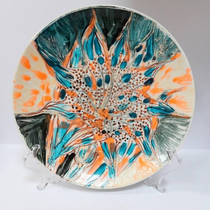 Тарелка керамическая декоративная - фото 1 - id-p196185547