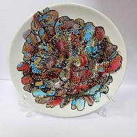 Тарелка керамическая декоративная