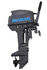 Лодочный мотор 2T Seanovo SN 9.8 FHS с топливным баком 12л, фото 3