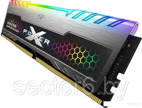 Оперативная память Silicon-Power XPower Turbine RGB 8GB DDR4 PC4-25600 SP008GXLZU320BSB, фото 2