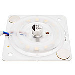 Модуль светодиодный apeyron 220V 12W SMD 2835 IP20 80lum/w 4000К 63*63мм