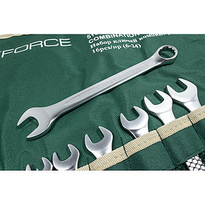 Набор ключей комбинированных 16 предметов на полотне ROCKFORCE RF-5161P(M-P), фото 2