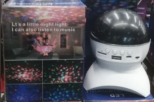 Ночник-проектор Звёздное Небо, Музыкальная колонка Bluetooth, Диско шар с usb - фото 10 - id-p196198916