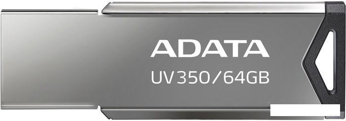 USB Flash A-Data UV350 64GB (серебристый) - фото 1 - id-p196198654