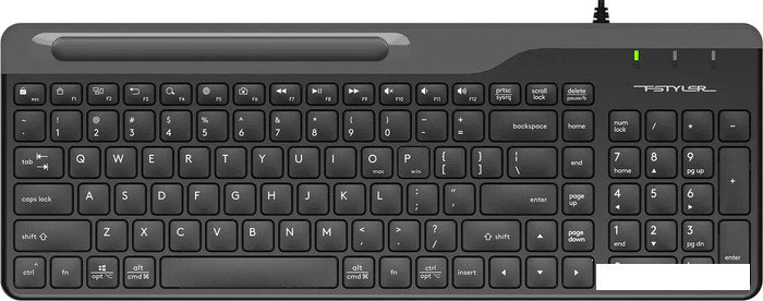 Клавиатура A4Tech Fstyler FK25 (черный/серый), фото 2