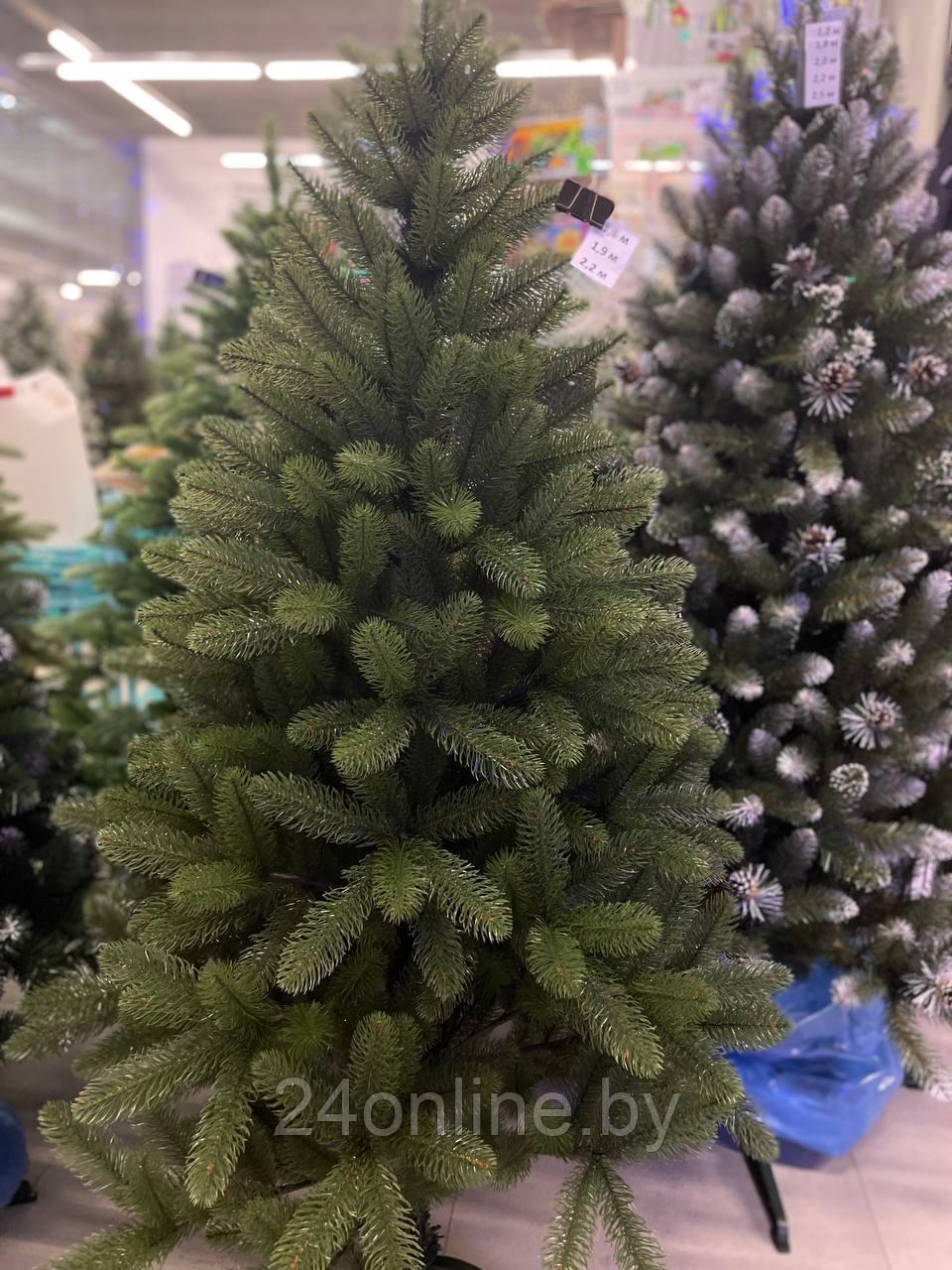 Елка (ель) литая искусственная Карпатская темно-зеленая 1.6 м