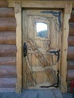 Дверь из натурального дерева "Рустикальная №1"