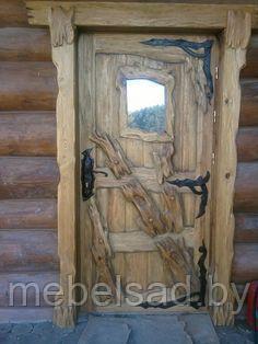 Дверь из натурального дерева "Рустикальная №1" - фото 1 - id-p196201462