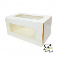 Упаковка с ложементом Cake Roll Two Window White 200х120х100 мм