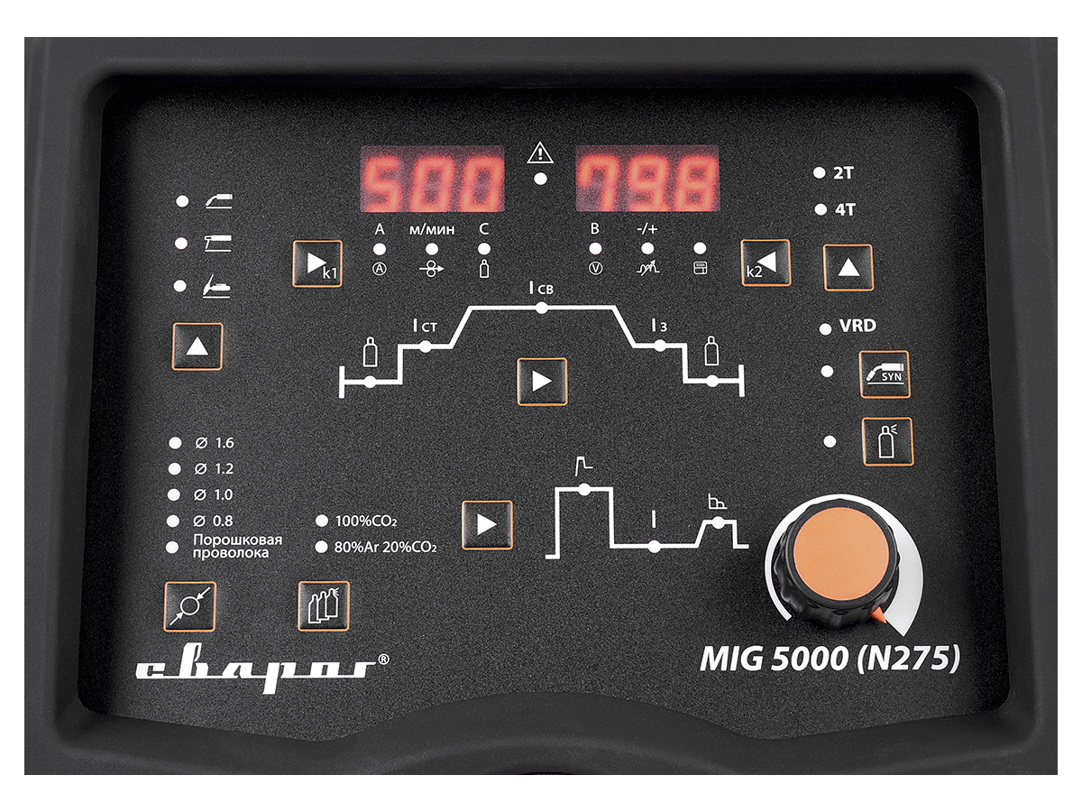 Сварочный инвертор Сварог TECH MIG 5000 DIGITAL (N275) - фото 5 - id-p196201651