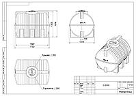 Емкость G 2000 литров POLIMER GROUP, фото 2