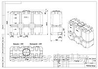 Бак R 2000 литров POLIMER GROUP, фото 2