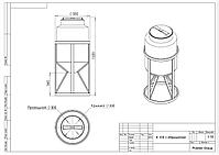 Конусная емкость К 100 литров с обрешеткой POLIMER GROUP, фото 2