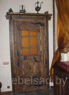 Дверь из натурального дерева "Рустикальная №2"