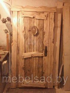 Дверь из натурального дерева "Рустикальная №4"