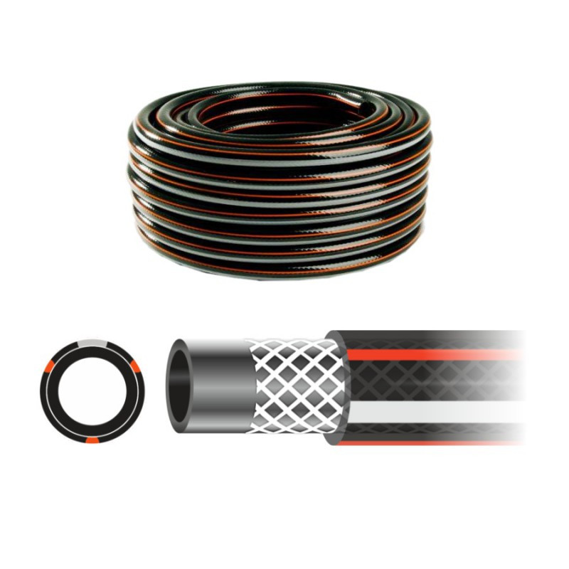 AWTOOLS Шланг поливочный CLASSIC PLUS 1/2" 50м, 4-слойный ПВХ, -25/+60°С, устойчив к УФ-лучам
