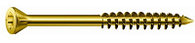 Шуруп (саморез) 3,0х45(оцинк., потайная головка, неполная резьба, желтая пассивация) 500 штук