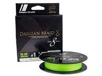 Шнур плетеный Major Craft Dangan Braid X8 150м #0.6 зеленый