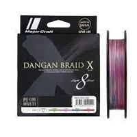 Шнур плетеный Major Craft Dangan Braid X8 150м #0.6 розовый