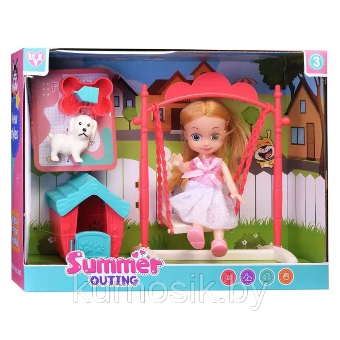 Кукла с аксессуарами Summer outing, 925-138