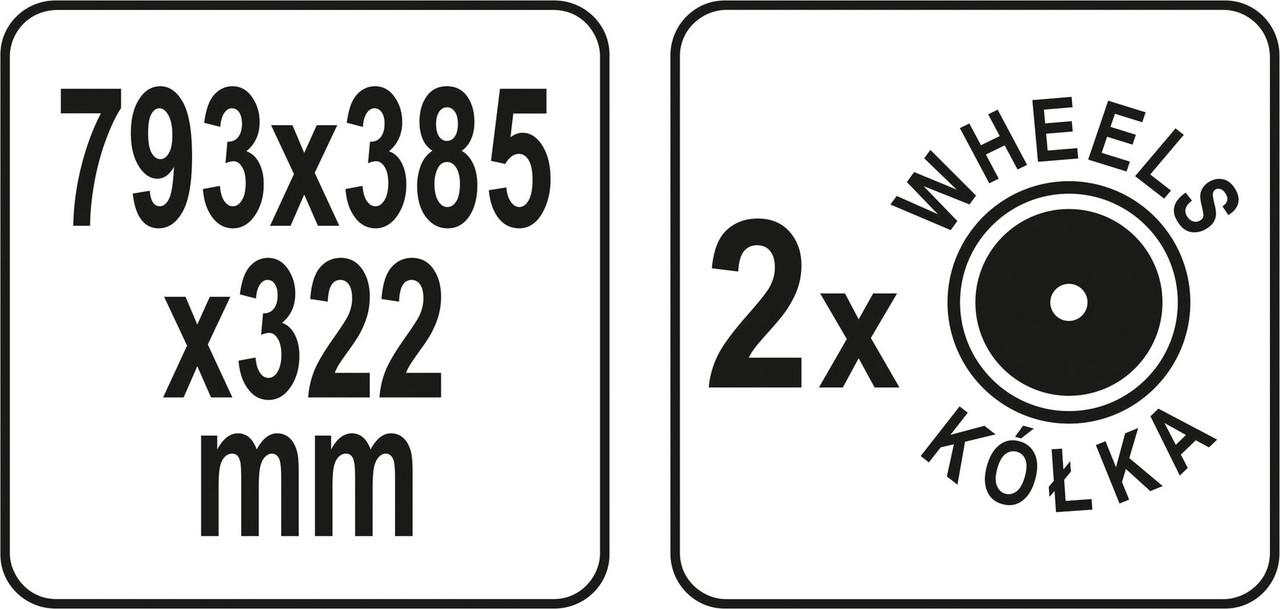 YT-09185 Тележка для инструментов, YATO, 5906083066207 (PL) - фото 6 - id-p196258577