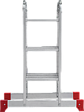 Лестница-трансформер алюминиевая, ширина 340 мм NV2320 2320403, фото 3