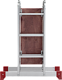 Лестница-трансформер алюминиевая с помостом, ширина 340 мм NV2330 2330403, фото 10