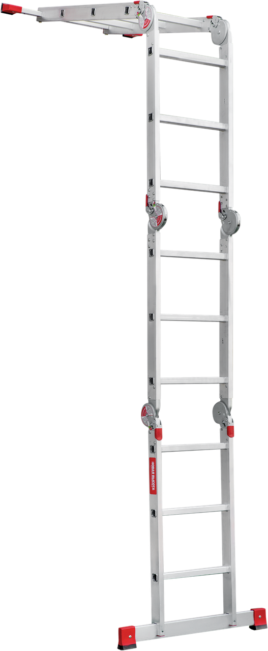 Профессиональная алюминиевая лестница-трансформер, ширина 400 мм NV3320 3320403 - фото 6 - id-p196259443