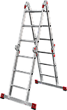 Профессиональная алюминиевая лестница-трансформер, ширина 400 мм NV3320 3320403, фото 8