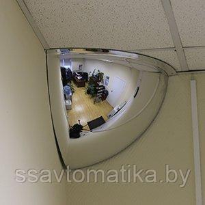 Зеркало купольное потолочное D=600х360 (1/2) - фото 1 - id-p196233985